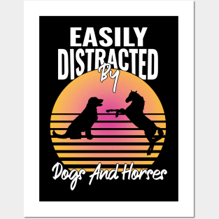 humor sarcastic Doggy dog horse distracted Animal Enthusiast Posters and Art